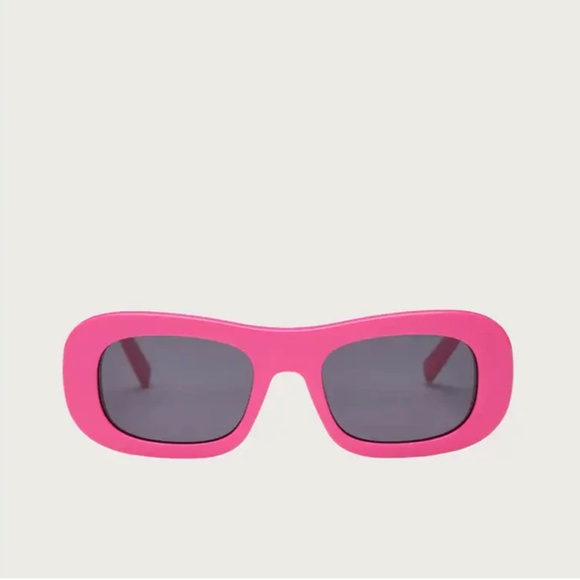 Salvatore Ferragamo - PINK ACETATE SUNGLASSES main image 5